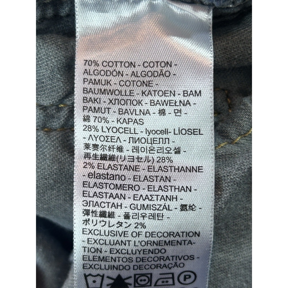 men's levi's dark wash jeans 512 Sz 36x34 Straight - Picture 11 of 11